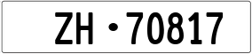 Truck License Plate